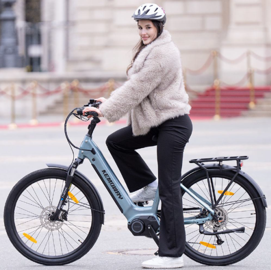 Damen E-Bike Kemoway City K5, 110NM, 720WH, blau